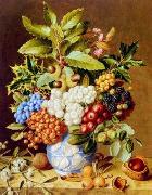 unknow artist Floral, beautiful classical still life of flowers.129 oil on canvas